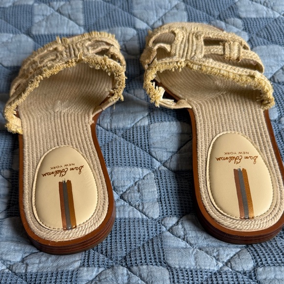 Sam Edelman Beige Raffia Sandals - Picture 2 of 3